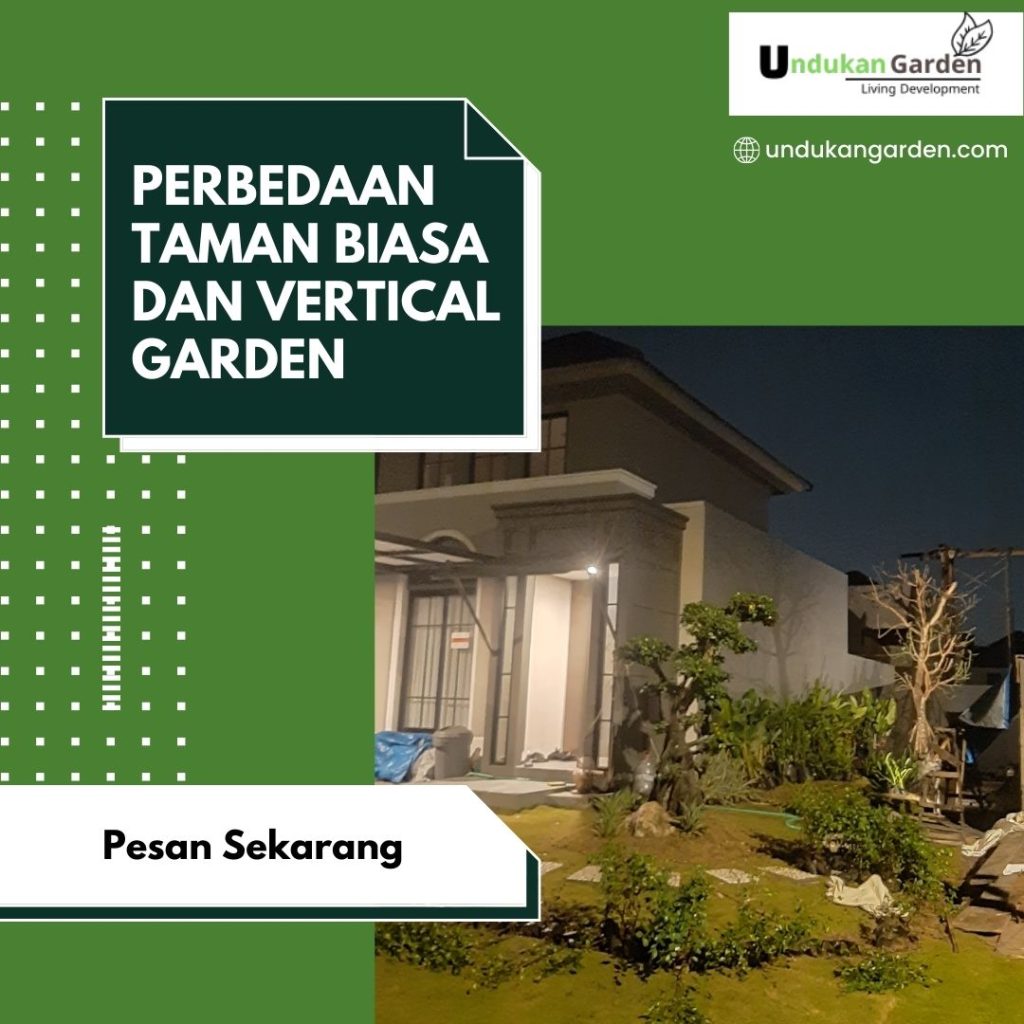 perbedaan taman biasa dan vertical garden