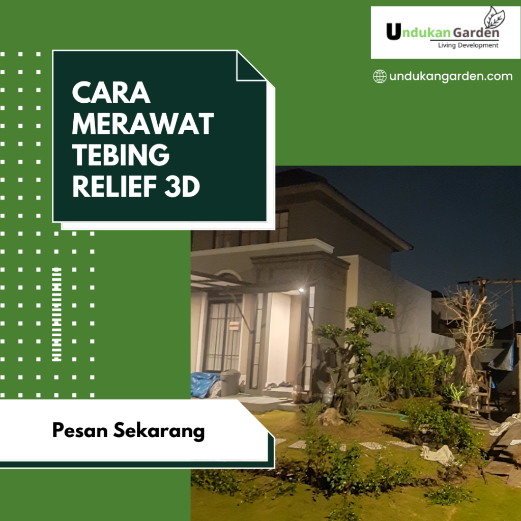 Cara Merawat Tebing Relief 3D