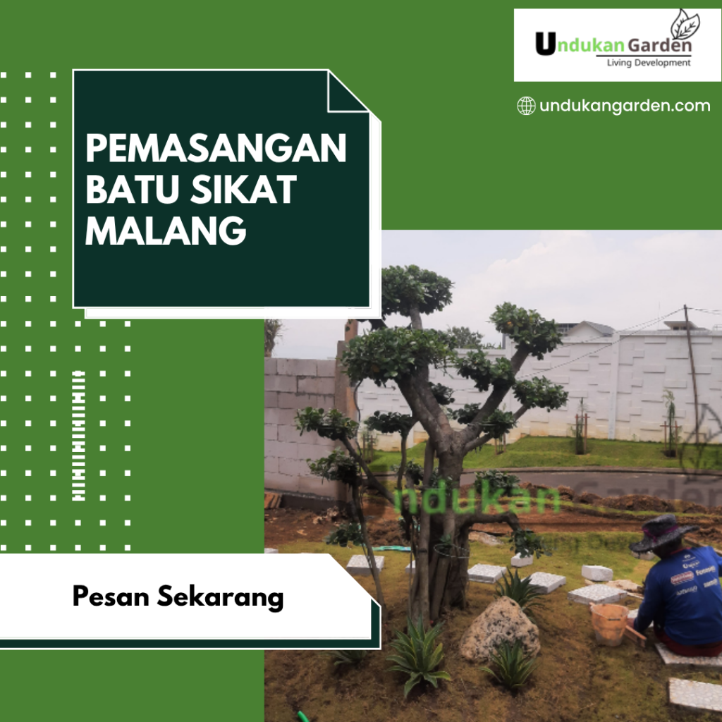 pemasangan batu sikat Malang